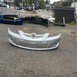 2007 To 2009 Mazda 3 Front Bumper #B584 MA1000 212