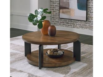 Kraeburn Brown/Black Coffee Table