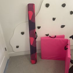 Gymnastics Mat & Floor Balance Beam 