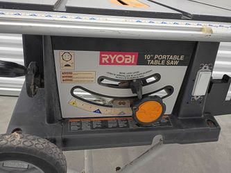 Ryobi 10" Portable Table Saw