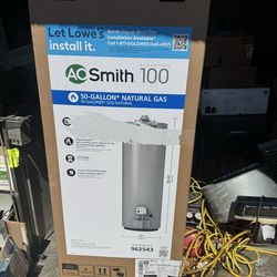 New Water heater 50 gallon with installation