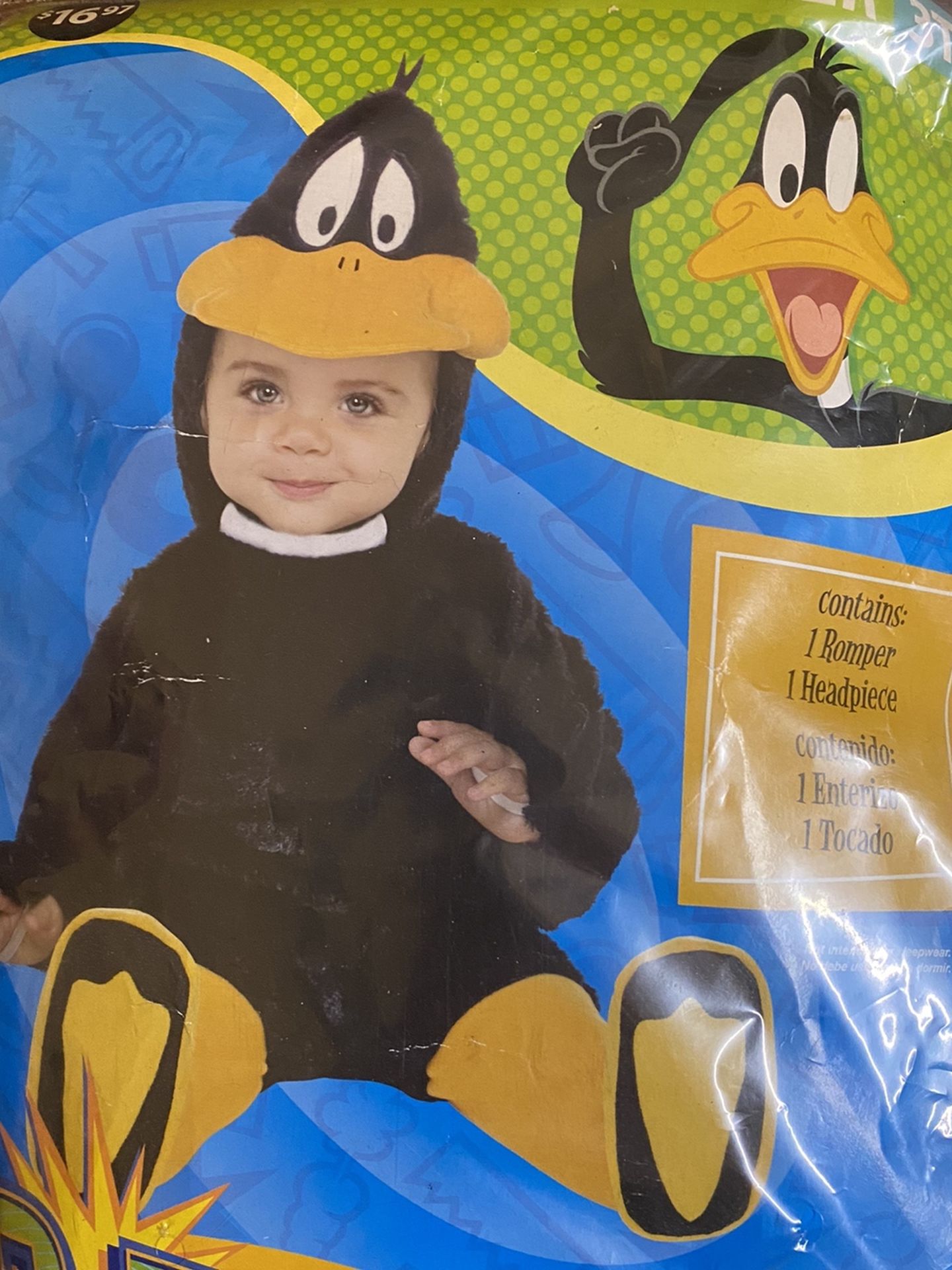 Daffy Duck Halloween Costume 3T-4T