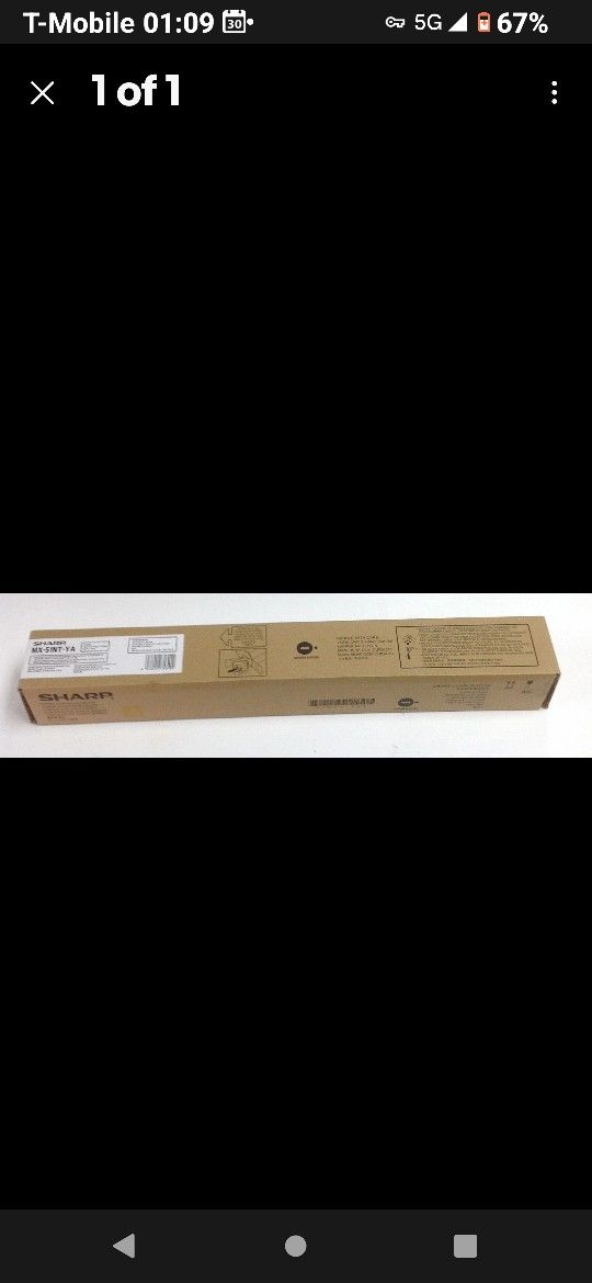 NEW Genuine Sharp MX-51NT-YA Yellow Toner MX51NTYA Delivwry Possible