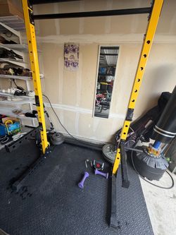 Work out cage. Multi functional power cage