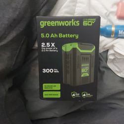 Green works 5.0 A H Battery