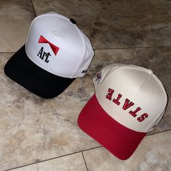 Preowned AUG 11 & NO RIVALS Snapback Hats