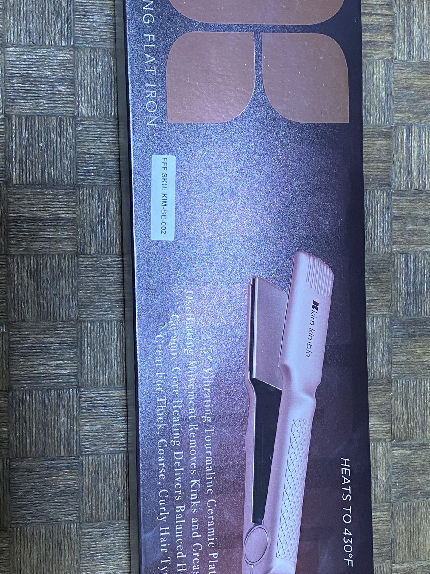 Kim Kimble 1.5” Vibrating Flat Iron