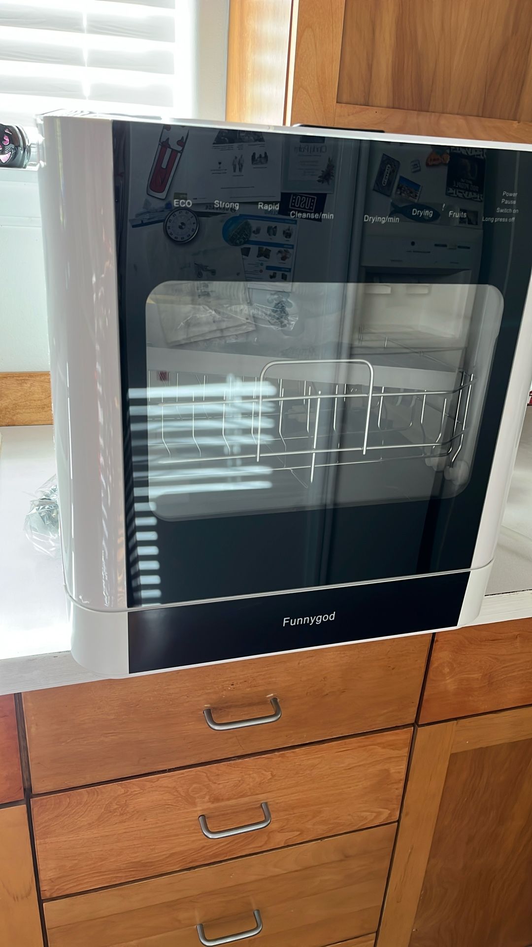 Funnygod Countertop Dishwasher