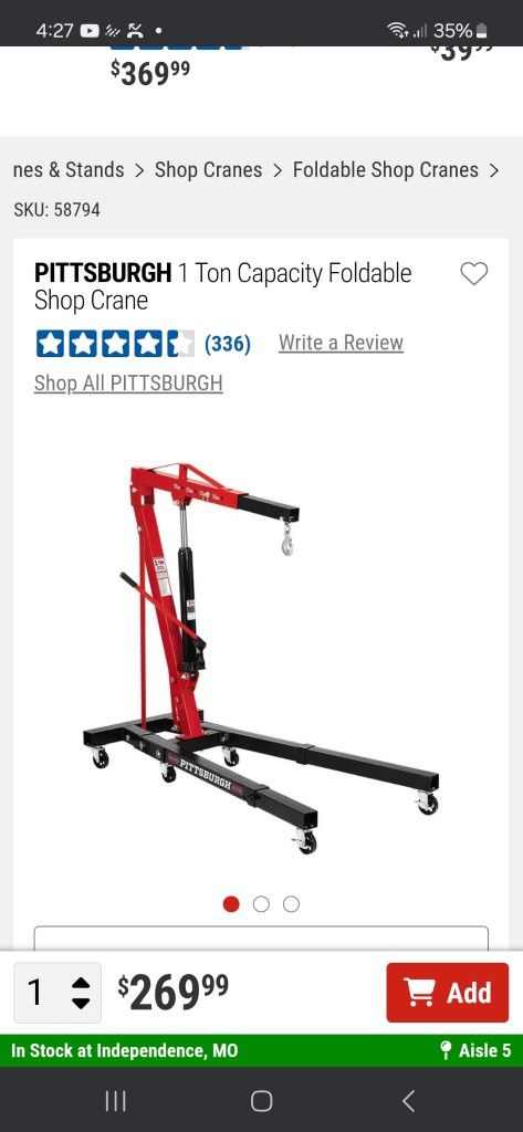 Shop Crane
