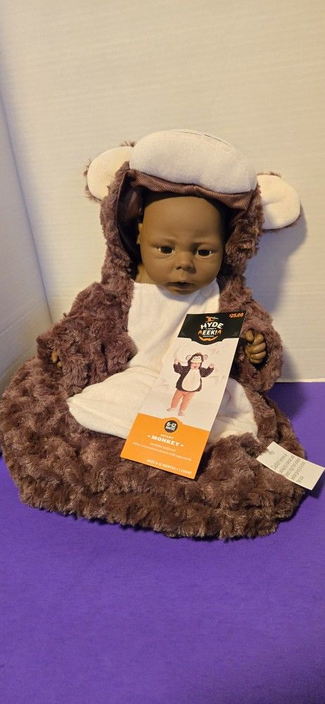 Baby Doll With Monkey Costume