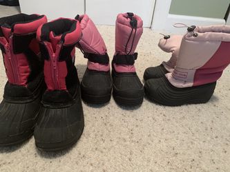 Girls Snow Boots. Sz 13 and 2