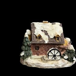 Windsor Collection Village Collectibles Miniature Snow Village House Christmas holiday
