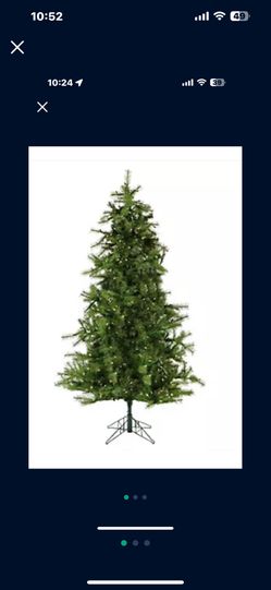 New 7-foot Christmas tree in bag, only $50