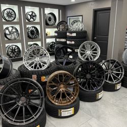 Rims 20” 22” Inch Ferrada Mounted And Balance And Tires 