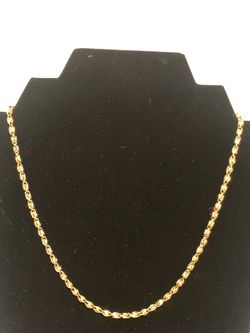 18" Gold Turkish chain #28636