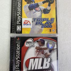 Original Playstation 1 - 2 Pack - Triple Play 2000 - MLB 02