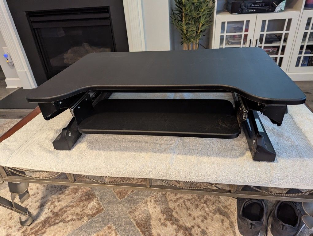 Stand Or Sit Adjustable 32" Computer Table