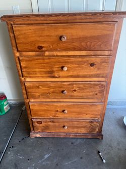 Five drawer dresser