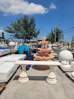 Concrete Console Table / Outdoor Cement Console Table