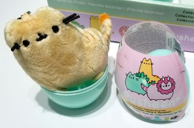 Dinosheen Yellow Orange Brontosaurus Pusheen Blind Bag Series 9