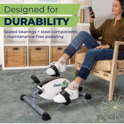 New DeskCycle 2 Under Desk Bike Pedal Exerciser with Adjustable Leg Mini Exercise Bike Desk Cycle Leg Ex