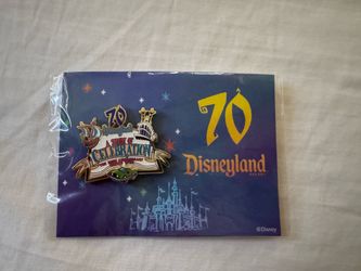 Disneyland Story Of Celebration 70th Anniversary Guided Tour Pin trade for needoh
