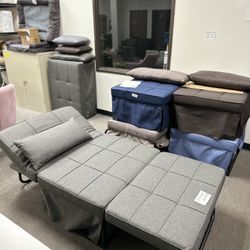 Brand New Multi Use Ottoman Sofa Bed Chair Recliner (4 color) 