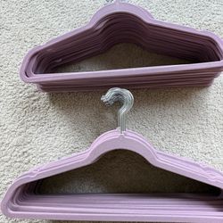Purple Velvet Hangers - 50 Quantity 