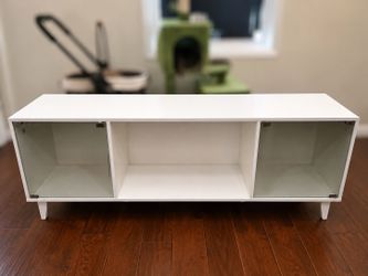 Cabinet with two glass doors