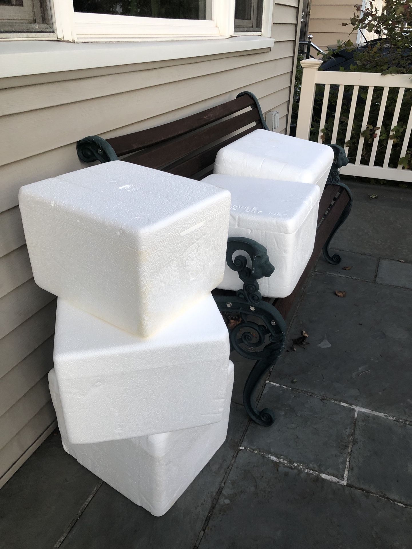 Styrofoam coolers Still some remaining