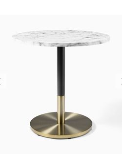 West Elm Round Marble Table