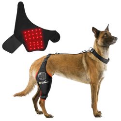 Dog Knee Brace – Support for ACL & Knee Joint Issues with Red Infrared Light Therapy, Pain Relief