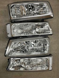 03-06 Chevy Silverado/Avalanche Headlights Faros Calaveras Micas Luces Lamps
