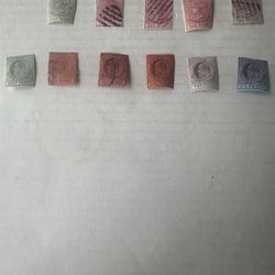 Lagos Stamp Group Of 11 