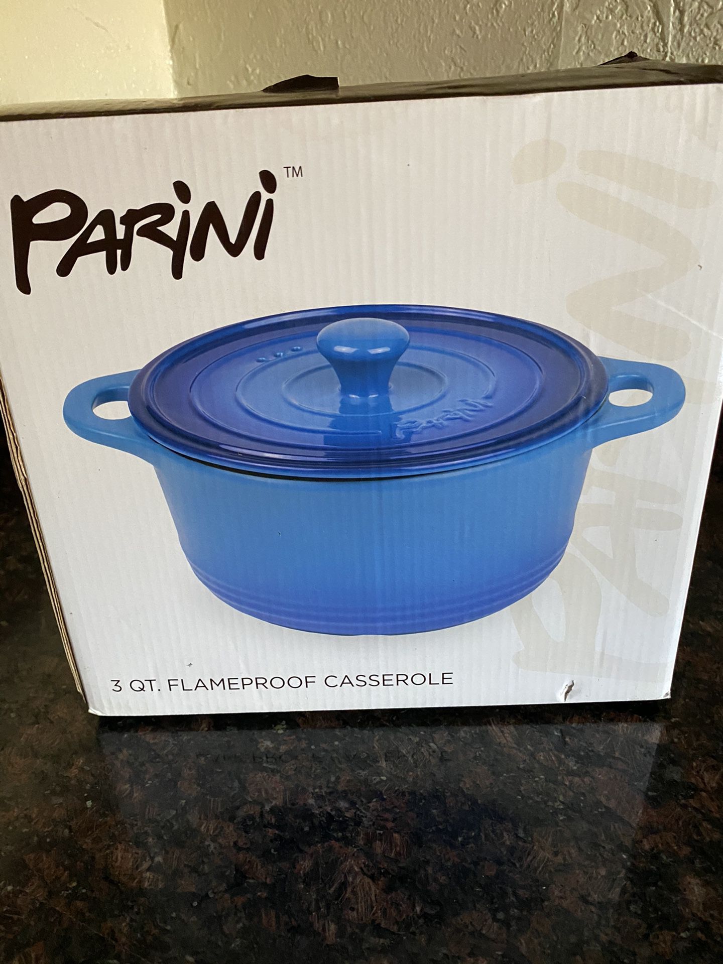 New PARINI flameproof casserole