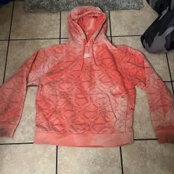 Pink Dyed Nike Hoodie 