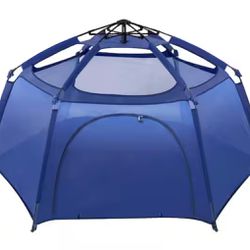 Instant Pop Up Portable Play Yard Canopy Tent, Kids Playpen,
