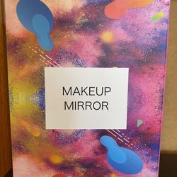 Pink Light Up Tri-fold Make-up Mirror 