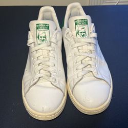 ADIDAS  ORIGINALS STAN SMITH Mens White Green Sneakers Size 8,5 Shoes  M20324
