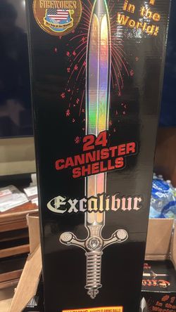Excalibur firework shells