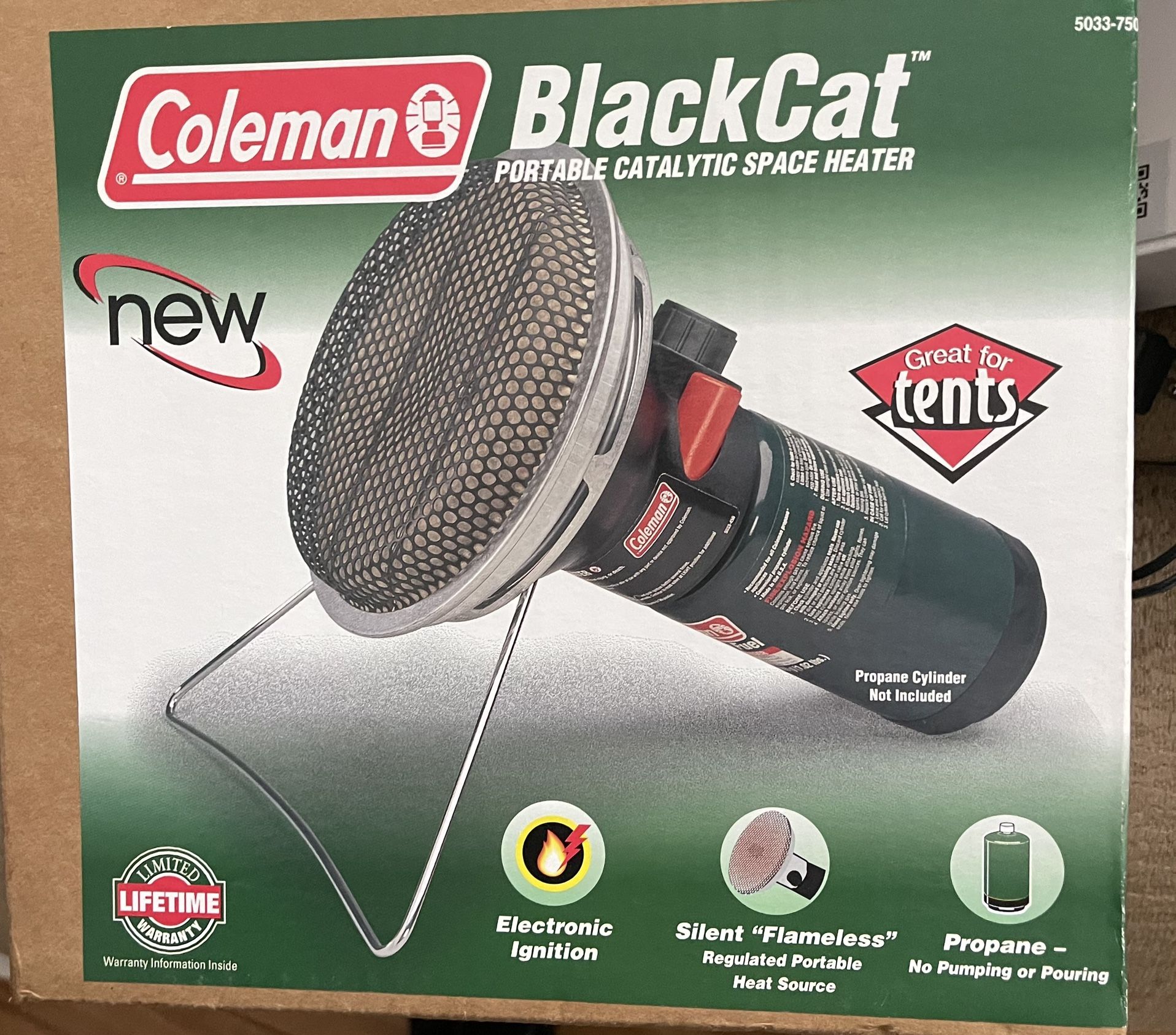 Coleman Black Cat Portable Space Heater