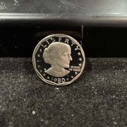 1980 S Gem Proof Susan B Anthony Dollar With A Deep Cameo 197