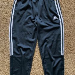 Adidas Black Track Pants White Stripes XL (18/20)