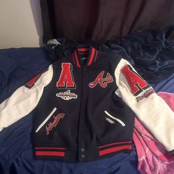 ATLANTA BRAVES LETTERMAN JACKET XL