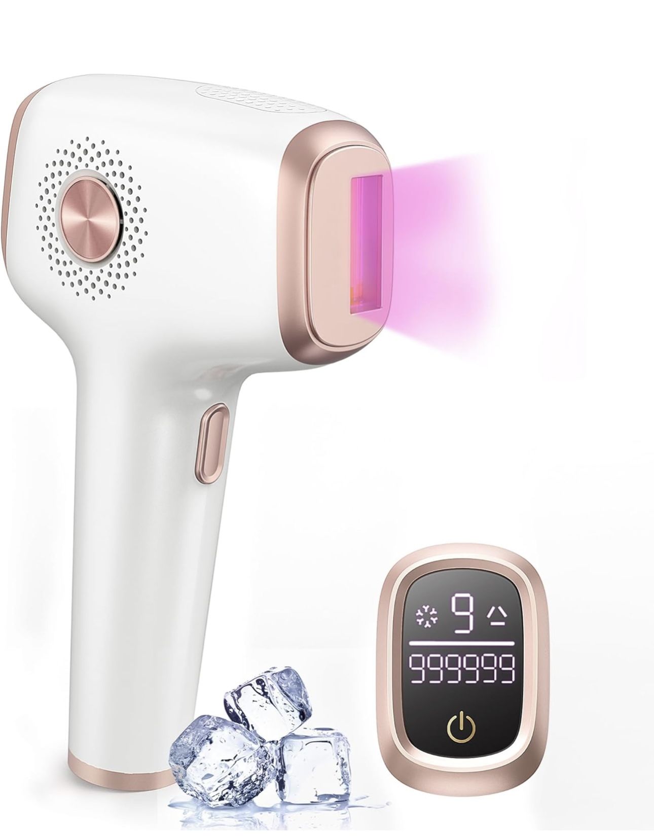 IPL Hair Removal for Women, 999,999 Flashes Painless Hair Removal Machine with Cooling Function, Laser Hair Removal at-Home
