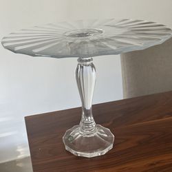 Beautiful  10in Shannon Crystal Cake Stand Round