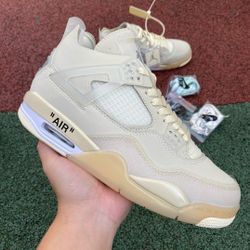 𝐎𝐧l𝐲 𝐫𝐞𝐩l𝐲 𝐨𝐧 𝐈G : 𝐓𝐎𝐏𝐤𝐢𝐜𝐤𝐬𝟒𝟒𝟒                                             Jordan 4 off white sail