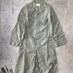 True Vintage 1940s Shop Coat Coverall Workwear Jacket