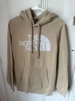 Women or Men Tan North Face Hoodie Size L