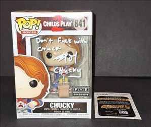 🔥 Brad Dourif Autographed Funko Child's Play Chucky FYE Exclusive JSA COA 🔥